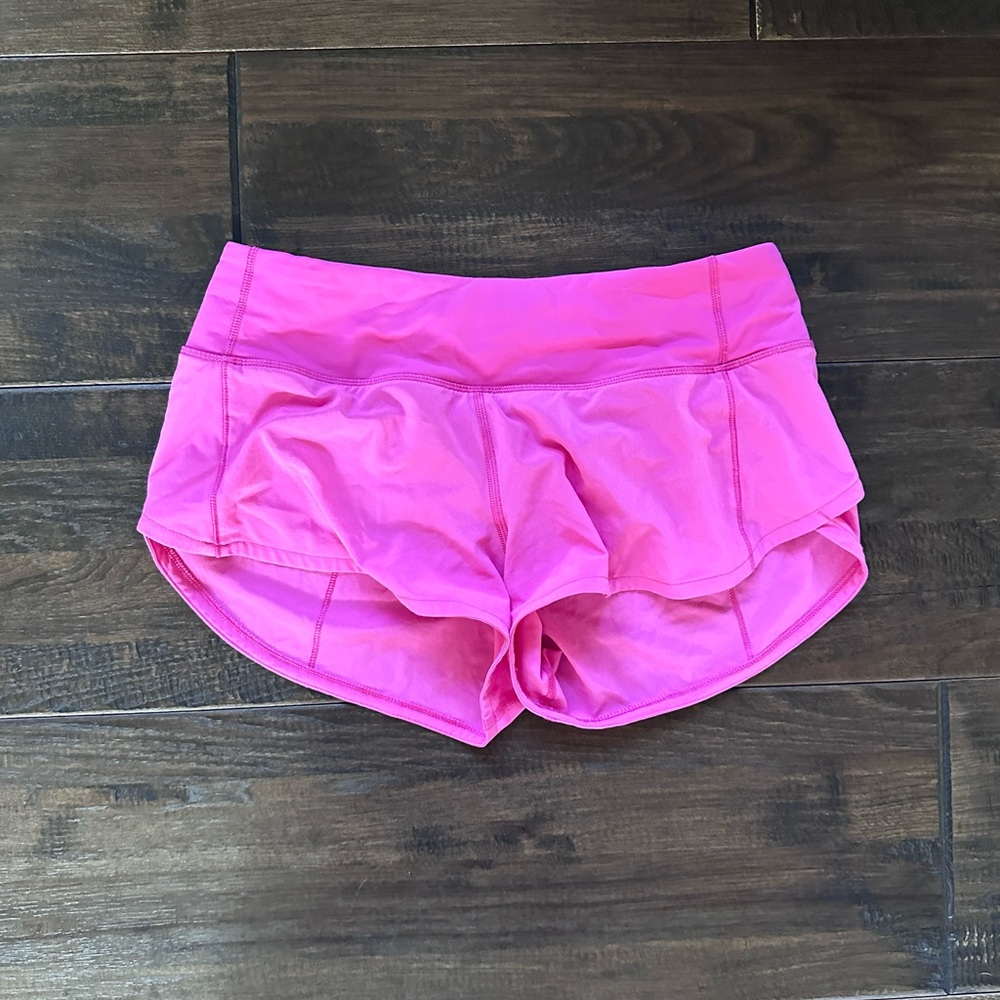 sonic pink speed up shorts (2.5”)